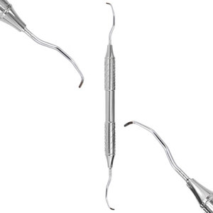 Curette dentaire rigide Gracey 11-12 en acier inoxydable de qualité supérieure pour hygiène dentaire, fabricant Pakistan - Product Image 1