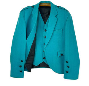 Chaqueta Kilt Escocesa de Tweed Argyle para Hombre, en Tweed Marrón, con Logotipo Personalizado, Todas las Tallas, Hecha de Lana Serge, con Empaque Personalizado - Product Image 1