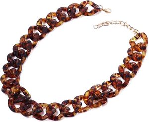 Resin Craft Artisan Handmade Resin Necklace for Women Party Style fashion pendant necklaces fashion jewelry necklaces - Product Image 5