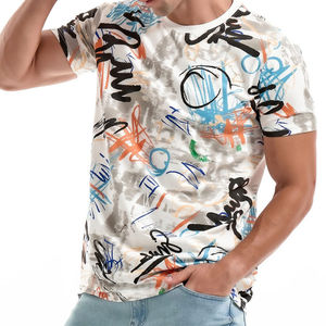 เสื้อยืดผู้ชายลายกราฟิกไทไดสุดเทรนดี้ เนื้อผ้านุ่มสบาย แขนสั้น สไตล์ลำลอง สตรีทแวร์ แฟชั่นทันสมัย - Product Image 4