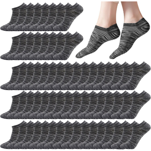 Calcetines Tobilleros de Moda 2026, Color Sólido, Algodón Transpirable, Finos, Tejidos, para Uso Diario Informal, Estilo Verano para Adultos - Product Image 3