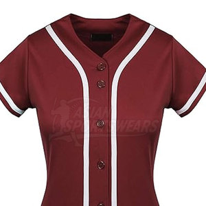 Camiseta de Softbol Cómoda para Usar Todo el Día con Tela Antibacteriana para Uniformes de Clubes Deportivos Profesionales - Product Image 4