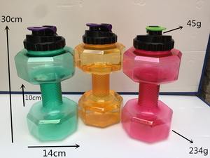 Bouteille d'eau portable en forme d'haltère de 2500 ml, étanche et réutilisable pour la salle de sport et les voyages - Product Image 3