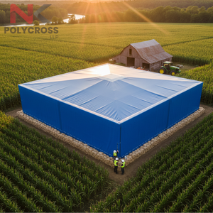 Bâche de protection pour bassin en LDPE, géomembrane pour bassin, revêtement pour bassin pour l'élevage de poissons, l'aquaculture, les réservoirs d'eau et les bassins artificiels - Product Image 4