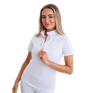 เสื้อโปโลขี่ม้าแขนยาวสำหรับผู้หญิง ขายส่ง พร้อมโลโก้แบบกำหนดเอง - Product Image 3