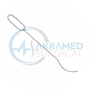 Introducteur de cathéter Guyon 2 mm courbé 37 cm, instrument chirurgical d'urologie en acier inoxydable, dispositif médical certifié CE - Product Image 4
