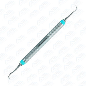 Escalador Jacquette de doble punta, reutilizable, para laboratorio Dental, mango de escalador periodontal, instrumentos quirúrgicos dentales de acero aprobados por CE - Product Image 2