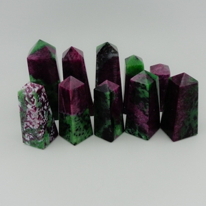 Obelisco de Cristal de Zoisita Rubí de Primera Calidad, Torre de Cristal Hecha a Mano, Feng Shui, Piedra Natural Curativa, Decoración Energética para Meditación Reiki - Product Image 3