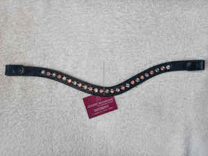 Fabricante de Bandas Frontales para Caballos de Cuero de Primera Calidad con Cristales Decorativos Brillantes - Product Image 2