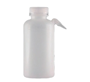 Bouteille de lavage de laboratoire transparente résistante aux fuites en LDPE 250ml - Product Image 1