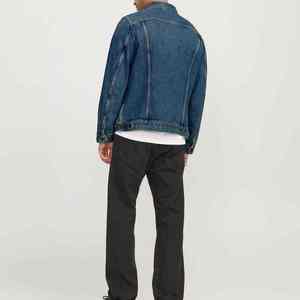 Chaqueta Vaquera para Hombre, Otoño, Chaquetas de Mezclilla Masculinas, Moda Casual - Product Image 2