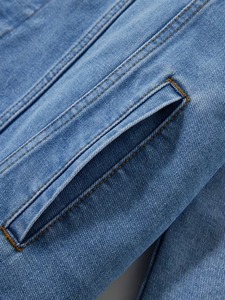 Best Quality Men's Casual Denim Jackets Fleece Lining Stonewashed Blue Button Closure Made High Breathable Windproof Winter Wear - Product Image 5