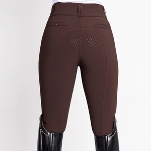 High Quality 4-way Stretch Horse Riding Breeches <b>Leggings</b> Tights <b>Equestrian</b> Wear Pants on Technical Fabric with Soft Feel - Product Image 4