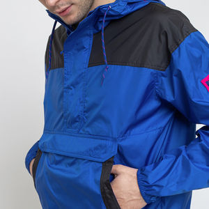 Veste de sport unisexe personnalisée à capuche, réfléchissante, fine, légère, grande taille, coupe-vent, imperméable, respirante, réversible, avec fermeture éclair - Product Image 3