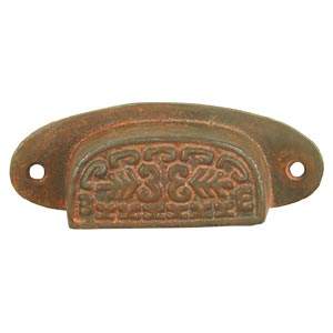 Poignées de meuble de cuisine vintage classiques en fonte, poignées de tiroir, finition personnalisée, style rétro élégant, en forme de coupelle - Product Image 2