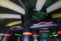Dôme de combat gonflable interactif Laser Tag Arena Laser Maze Tent pour les locations de fêtes commerciales et les centres de divertissement