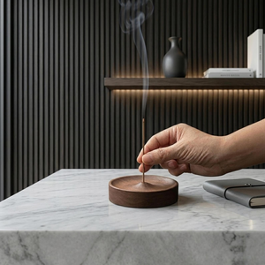 Custom Design Wooden Incense Holder Solid Wood Incense Burner Decorative Ash Catcher Gift Item for Home Use - Product Image 2