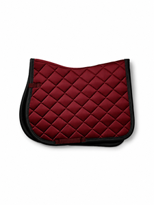 Almohadilla de Silla de Montar para Caballo, Acolchada, de Mezcla de Algodón, Color Borgoña, Multiusos, Absorbente de Impactos, Transpirable, Suave, Duradera y que Absorbe la Humedad - Product Image 1