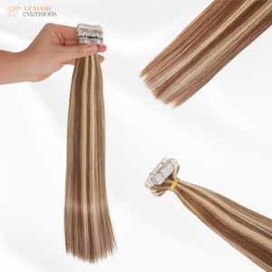 Vente en gros de ruban de cheveux humains dans les extensions différentes couleurs de qualité supérieure expédition rapide ruban de trame de peau dans les extensions de cheveux - Product Image 1