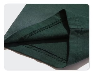 T-shirt pour homme de luxe à étiquette privée, coupe oversize, épaules tombantes, logo personnalisé, vierge, épais 300 g/m², délavé à l'acide - Product Image 5