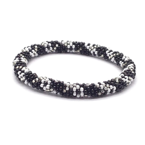 Nepal Origin Supply Women's Eye Catching Design Trendy Multi Colors Handmade High Quality Crochet Work Glass <b>Beads</b> <b>Bracelets</b> - Product Image 1