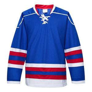 Maillot d'entraînement vierge personnalisable pour équipes de la Ligue de Hockey sur Glace – Léger, Respirant et Durable - Product Image 1