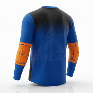 เสื้อทีมกีฬาผู้รักษาประตูแบบพรีเมี่ยมเสื้อเจอร์ซีย์ผู้รักษาประตูผ้าสำหรับเล่นกีฬาระบายอากาศได้ดี - Product Image 4