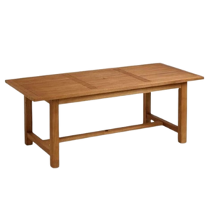 Fabrication en Indonésie Table à manger en bois de teck de haute qualité pour 6 places pour le jardin - Product Image 1