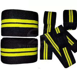 <b>Elastic</b> <b>Knee</b> Wraps for Fitness Workout <b>Support</b> for Squats Gym Training Soft Comfortable and Long Lasting Use - Product Image 5