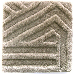Contemporary Geometric Hand Tufted Wool Area <b>Rug</b> Modern Carved Designer Carpet Luxury Custom Living Room <b>Rug</b> - Product Image 2