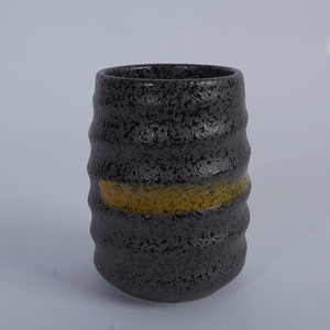 Glossy Stripe Ceramic Tea <b>Mug</b> 200ml/300ml Custom Japanese Drinkware for Cafe Restaurant Hotel - Product Image 1