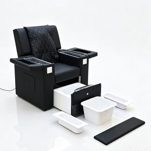 Electric Massage PU Leather Modern Design Pedicure <b>Chair</b> for Nail Salon Beauty Salon <b>Hand</b> Foot Care Eyelash Bathing Free Water - Product Image 5