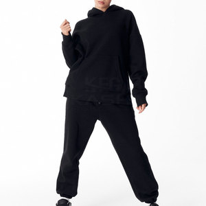 Vêtements décontractés confortables pour le printemps, style de vie actif, survêtement pour femmes, taille ample, 100% coton, haut à manches longues, cordon de serrage - Product Image 5