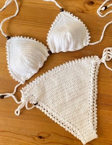 Braguita de bikini de ganchillo, 100% algodón - Product Image 2