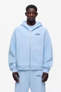 Tracksuit <b>Set</b> Breathable Sweat Suit Wholesale Jogging High Quality Customized Men's Winter Hooded Heavyweight Cotton - Product Image 3