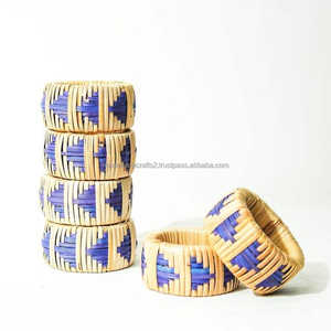Anillo para Servilletas de Ratán Hecho a Mano, Ecológico, de Fibra Natural, Decoración para Comedor, al por Mayor, OEM, Duradero, Listo para Regalo, de Vietnam - Product Image 4