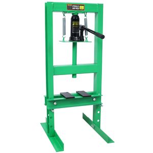 Adjustable 6 Ton Hydraulic Press Benchtop H-Frame Hydraulic Shop Press with <b>Working</b> <b>Table</b> for Garage Floor Use - Product Image 2