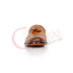 Zapatos Casuales de Cuero 100% Genuino Hechos a Mano para Hombre, de Alta Calidad con Diseño Plano y Logotipo Personalizable - Product Image 5