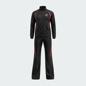 Conjunto Deportivo de Invierno para Hombre, Personalizable, Corte Regular, Sudadera con Cierre, Pantalones Deportivos Acampanados, Forro Polar Ecológico, Tallas Grandes - Product Image 2