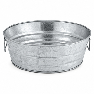 Seau de service galvanisé en gros, mini seau à glace en métal avec poignées, panier à frites, poulet frit et snacks de style vintage pour hôtel - Product Image 5