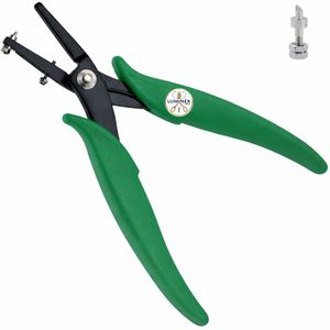 Pince à perforer les métaux à mâchoires longues de 1,5 mm pour bijoux, outil de précision pour la fabrication de boucles d'oreilles et de bijoux, artisanat - Product Image 6