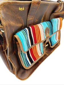 Grain <b>Leather</b> Saddle Blanket <b>Bag</b> Duffel <b>Bag</b> Travel <b>Bag</b> Western Mens Fashion & Foldable Saddle <b>Bags</b> Multifunctional & Spacious - Product Image 2