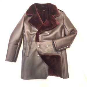 Luxury Genuine Leather Shearling <b>Jacket</b> for Men Premium Fur <b>Lined</b> Winter Aviator Coat Durable Stylish Warm Fashion Wear - Product Image 1