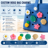 Accesorios Personalizados para Bolsos Bogg, Logotipo, Nombre, Iniciales, PVC, Goma, Regalo, Venta al Por Mayor, Artículos Promocionales de Marca
