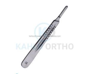 10 poignées de scalpel n°3/n°4/n°7 en acier inoxydable pour instruments chirurgicaux par KAHLU ORTHOPEDIC - Product Image 5