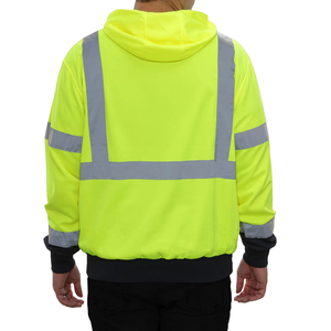 Winter Men's <b>Hi</b> <b>Vis</b> High Visibility <b>Jackets</b> Wholesale <b>Softshell</b> Safety Work Wear <b>Jackets</b> Reflective Protection Security <b>Jackets</b> - Product Image 6