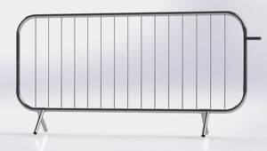 Barrera de Control de Multitudes de Acero Resistente, Barricada de Seguridad Metálica Portátil para Eventos y Tráfico Vial, OEM, ODM, Venta al Por Mayor - Product Image 4