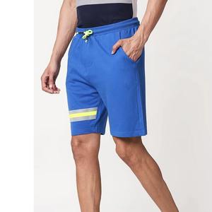 Shorts de sport pour hommes personnalisés – Tenue d'entraînement athlétique 100 % coton respirant, séchage rapide, écologique, avec cordon de serrage - Product Image 3