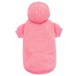 Sudadera con capucha para perro, corte regular, bloques de color, algodón tejido, ropa casual de invierno, ecológica, con bolsillo, unisex para mascotas - Product Image 3