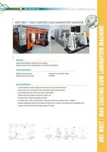 Planta Industrial de Alta Precisión para Recubrimiento por Laminación Húmeda y Rebobinadora Cortadora para la Conversión de Empaques Flexibles - Product Image 4